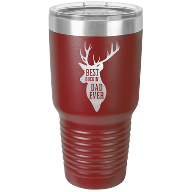 Best Buckin' Dad Ever 30oz Ringneck Tumbler